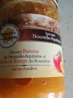 Compote pomme abricot rouge
