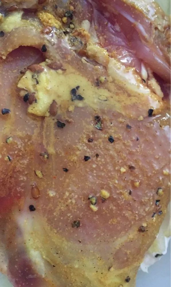Cuisse de lapin marinee moutarde