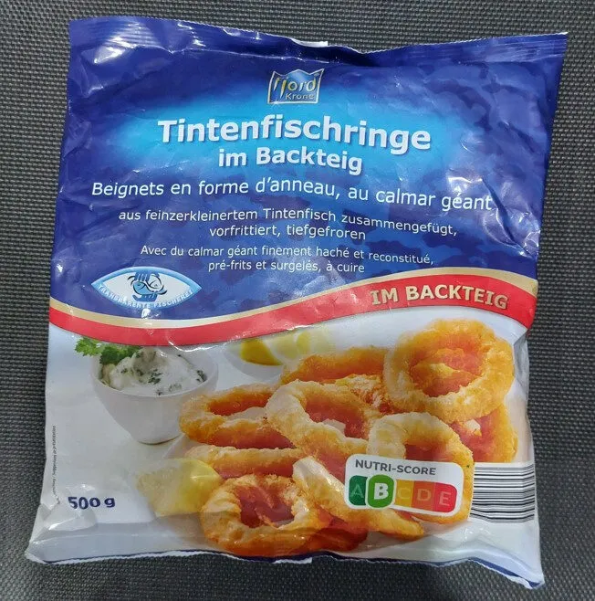 Tintenfischringe im Backteig