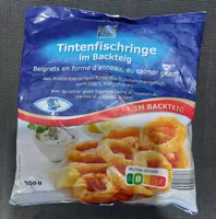 Tintenfischringe im Backteig