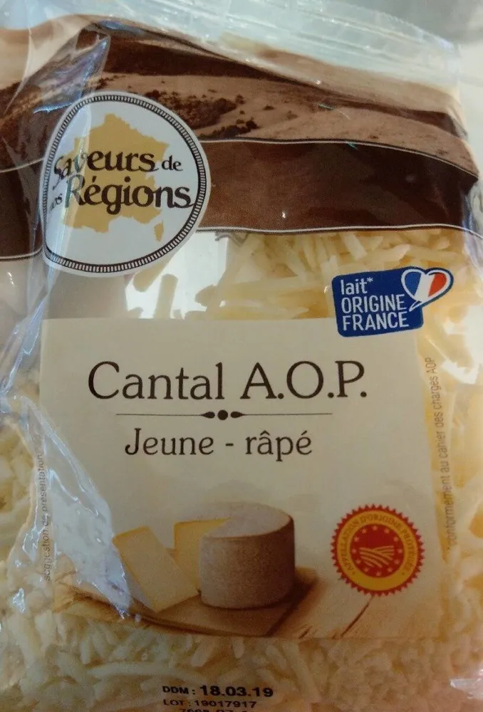 Cantal A.O.P Jeune râpé