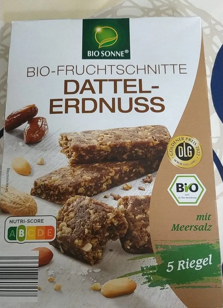 Bio-Fruchtschnitte Dattel-erdnuss