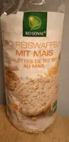 Bio-Reiswaffeln mit Mais