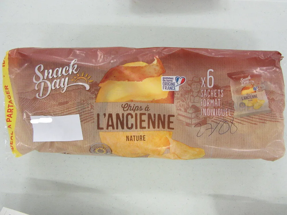 Chips à l'ancienne multipack