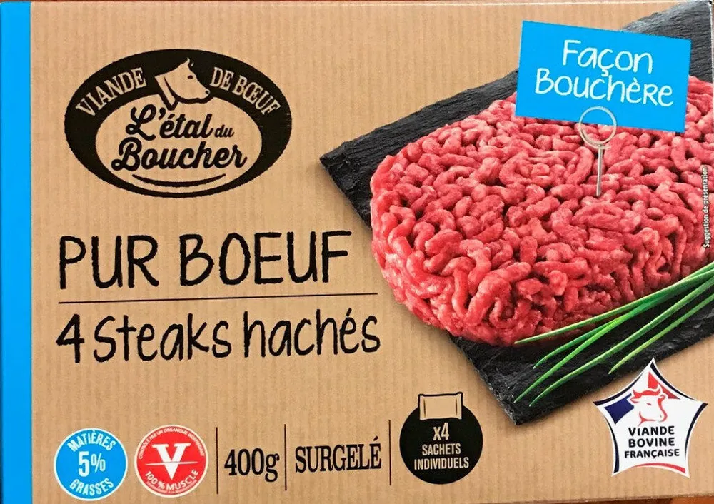 Steak haché façon bouchère 5% MG