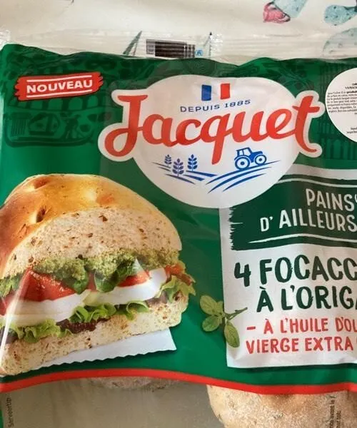 I Ben d’ailleurs 4 focaccias à l’origan