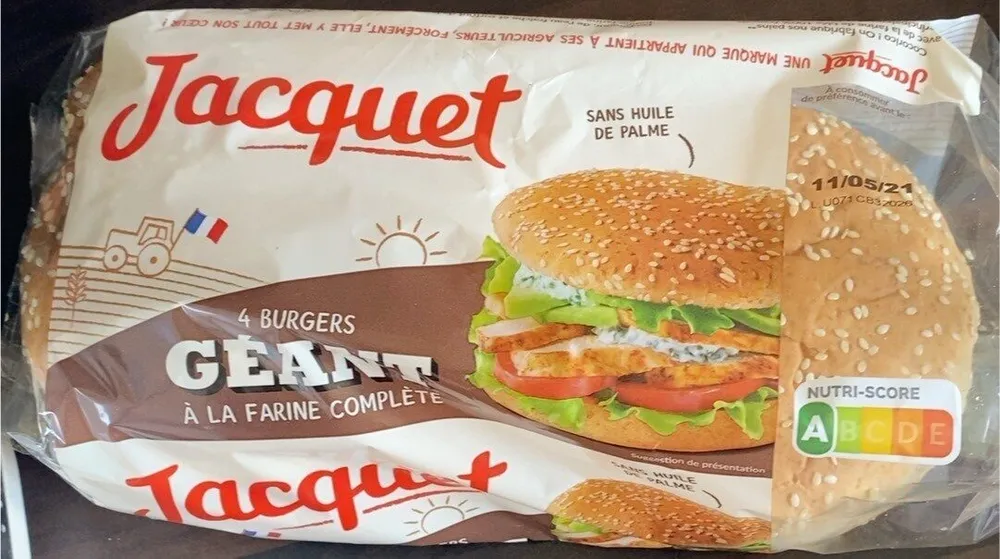 Burger geant a la farine complete