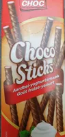 Strawberry creme filled chocolate sticks, strawberry