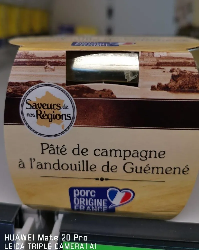 Pâte de campagne à l'andouille de Guemene