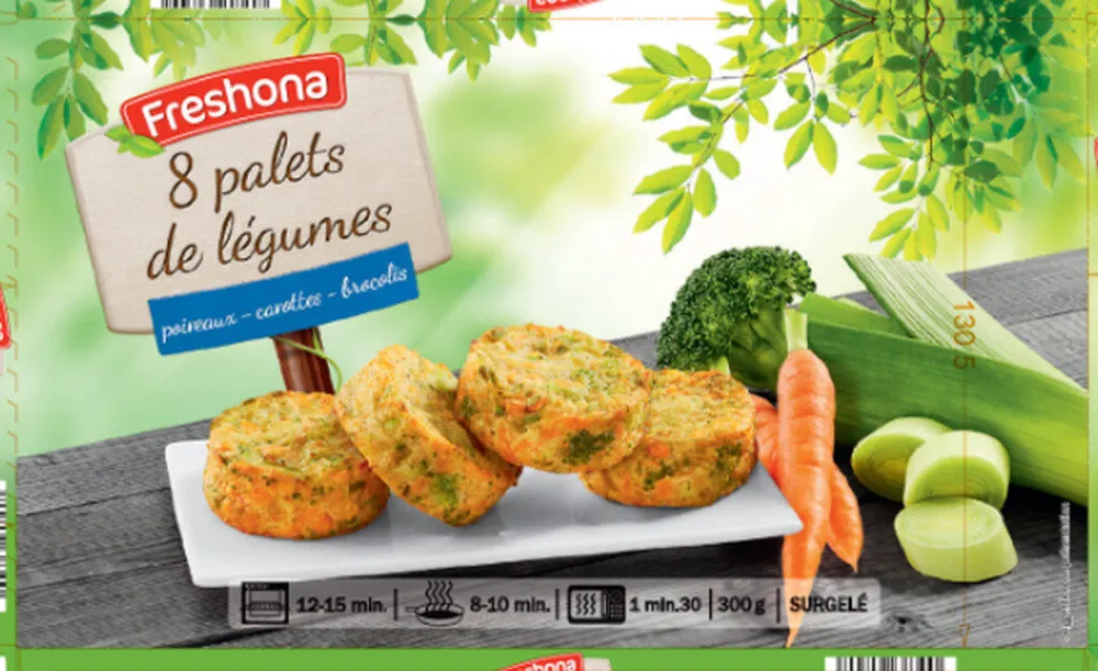 8 palets de légumes
