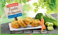 8 palets de légumes