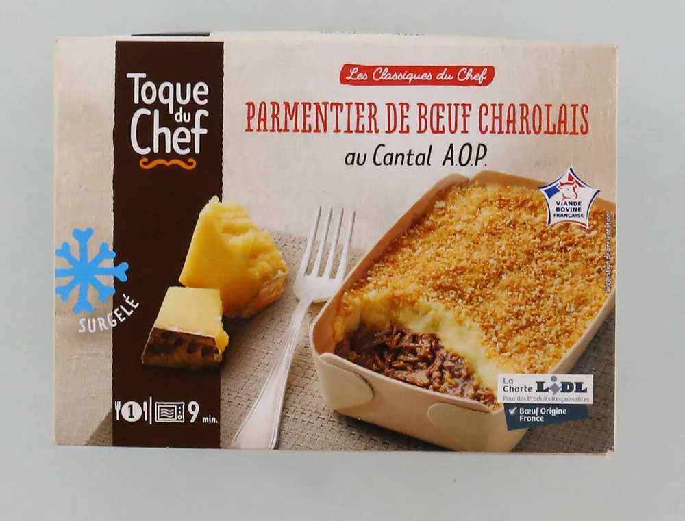 Parmentier de bœuf et pomme de terre