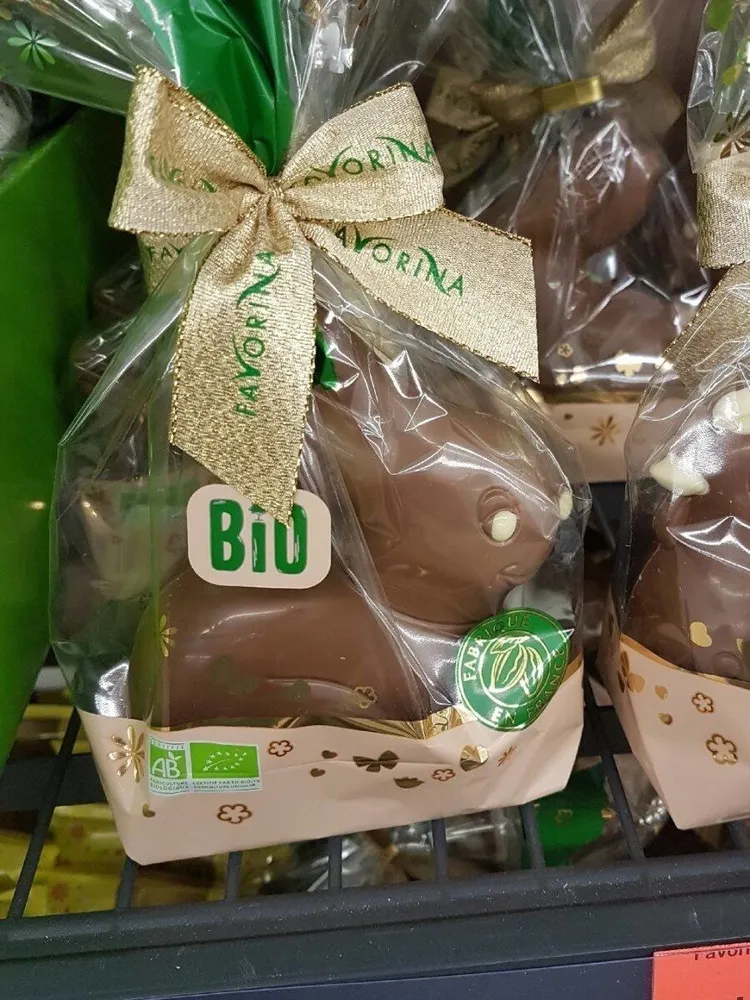 lapin au chocolat au lait bio