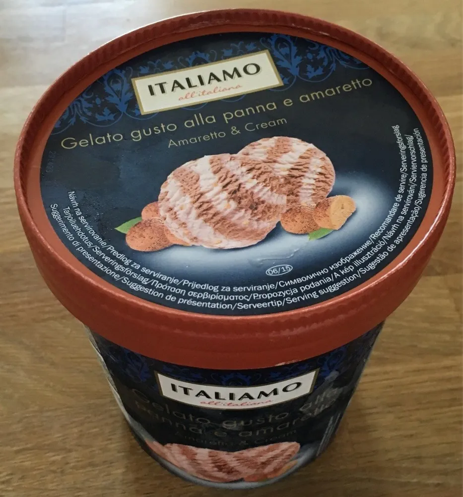 Glace Crème Et Amaretto