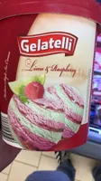 Gelato alla limetta e lampone