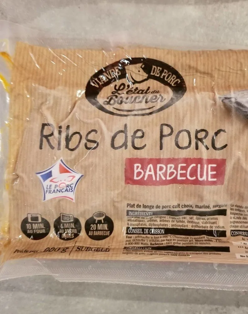 Ribs de porc barbecue