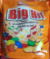 Big Hit cacahuètes enrobées de chocolat au lait