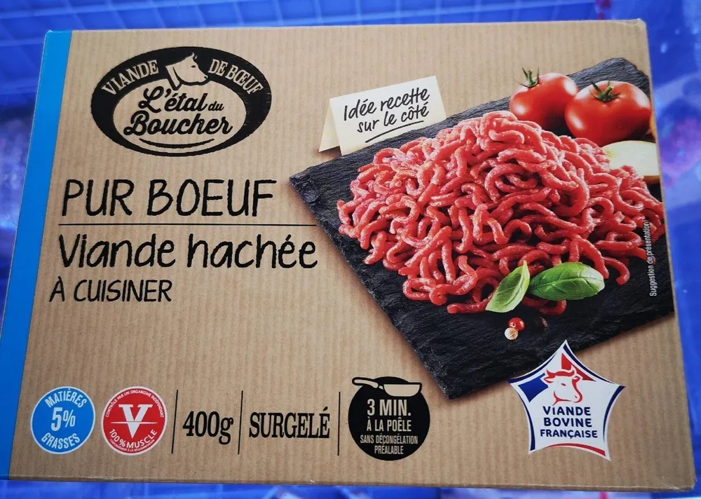 Viande de bœuf hachee
