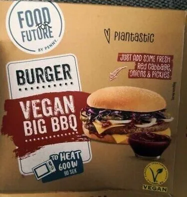 Vegan big BBQ burger