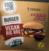 Vegan big BBQ burger