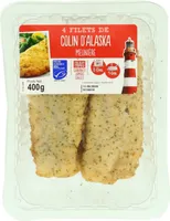 Filets de colin d'Alaska meunière