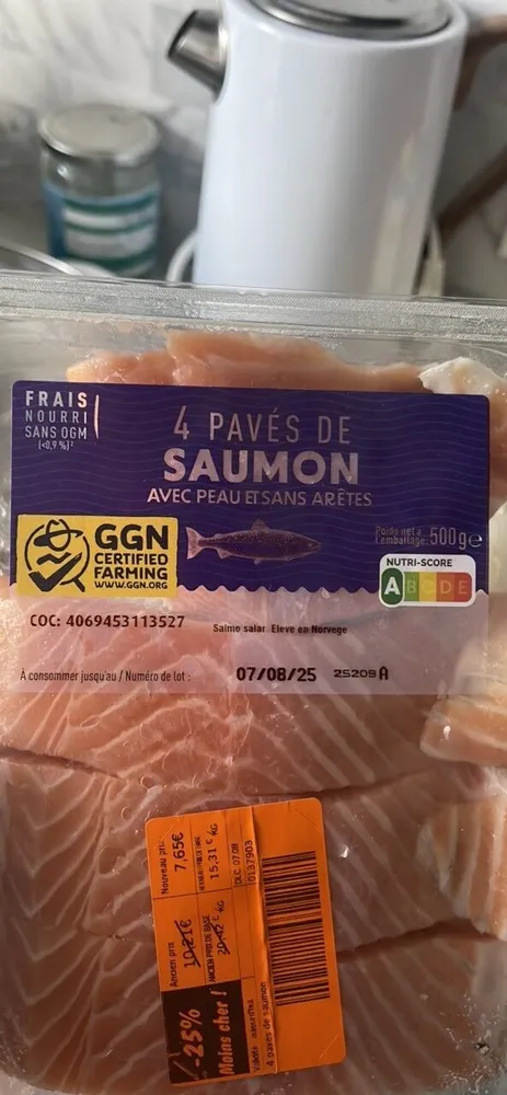 Pavés de saumon ASC