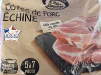Côtes de porc échine