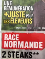 Steaks race Normande