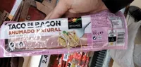 Taco de bacon ahumado natural