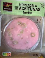 Mortadela con aceitunas