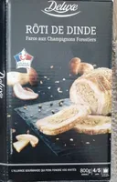 Rôti de dinde farce champignons forestiers