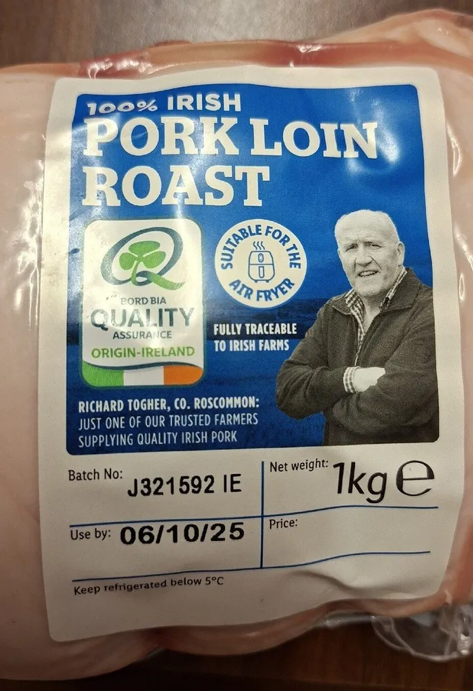 Irish Pork Loin Roast