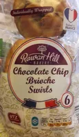 Chocolate chip brioche swirls ( pack of 6 )