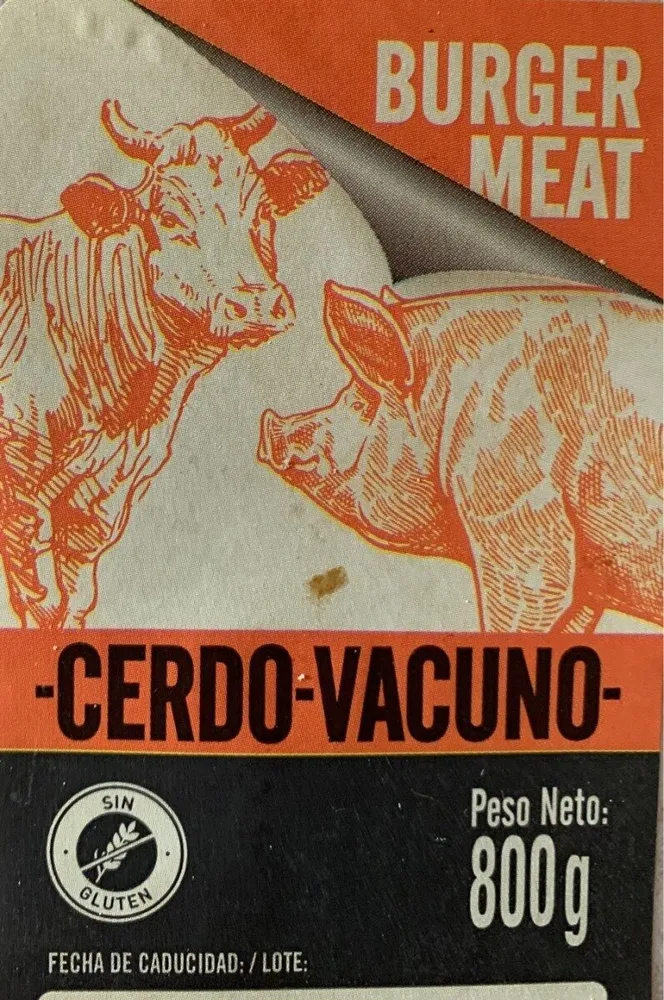 Burger Meat Cerdo-Vacuno