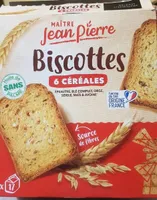 Biscottes aux céréales et aux graines