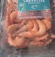 Crevette entières cuites