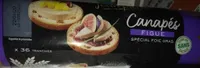 Canapés figue spécial foie gras