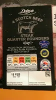 Steak quarter pounders
