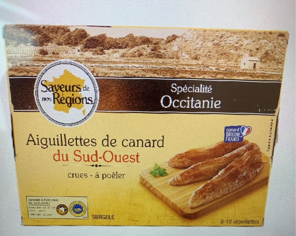 Aiguillettes de canard