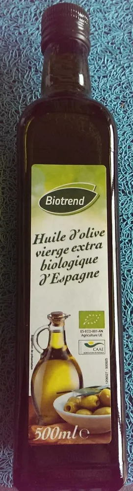 Huile d'olive vierge extra biologique d'Espagne