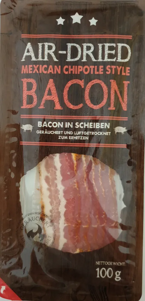 Bacon, Air-dried, Mexican Chipotle Style