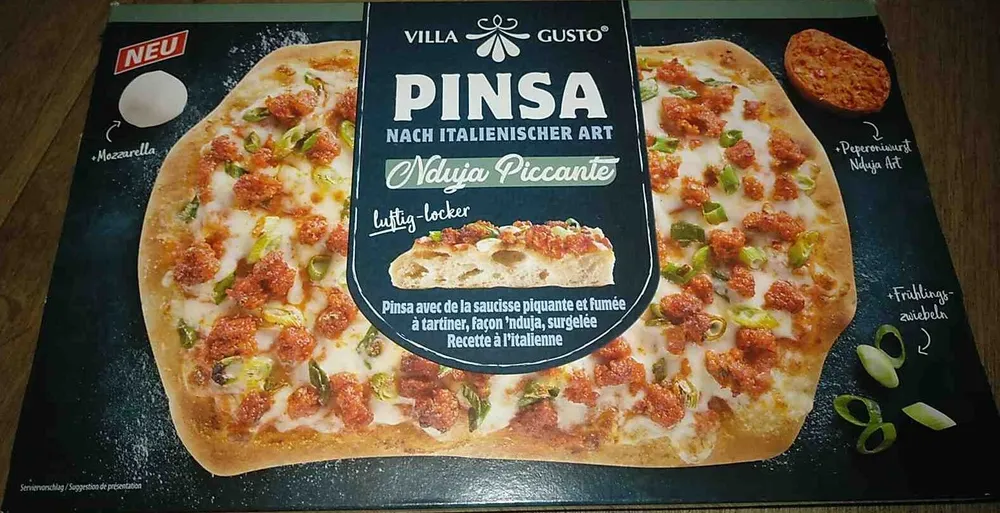 Pinsa Nduja Piccante