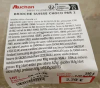 Brioche suisse choco