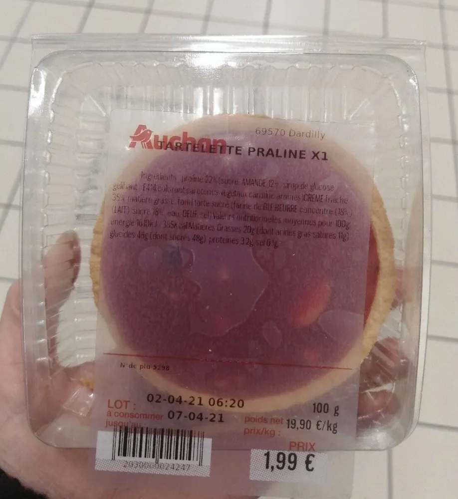 Tartelette praline