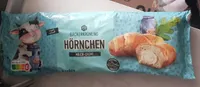 Bäckerkrönung Hörnchen Milch Creme