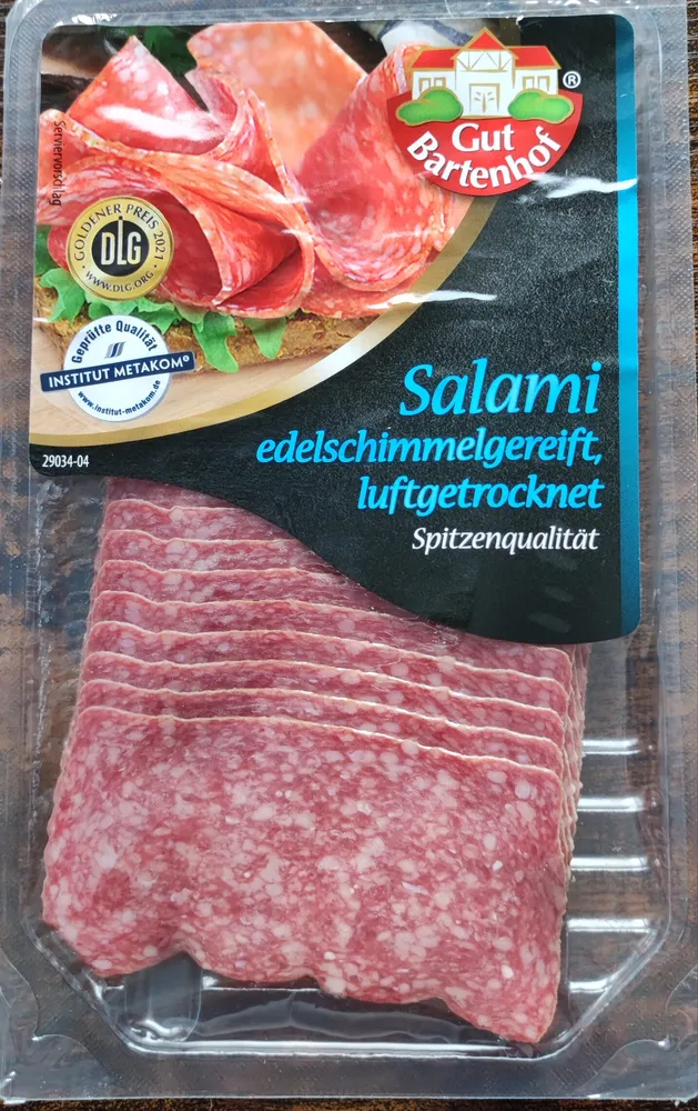 Salami edelschimmelgereift, luftgetrocknet