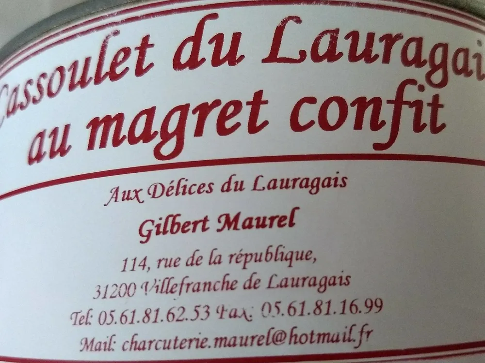 Cassoulet du Lauragais au magret de canard