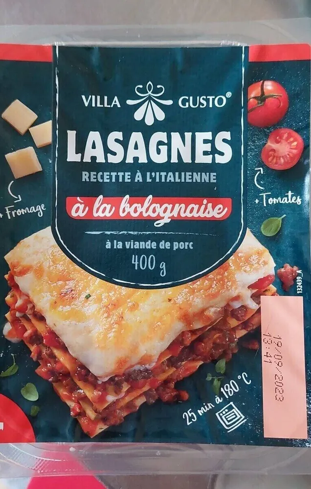 Lasagnes à la bolonaise