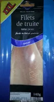 Filets de truite sans peau fumée au bois de genévrier nature (XXL)