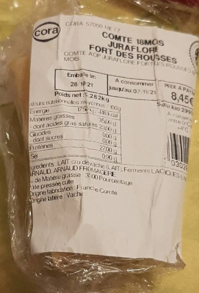 Comte 18 mois